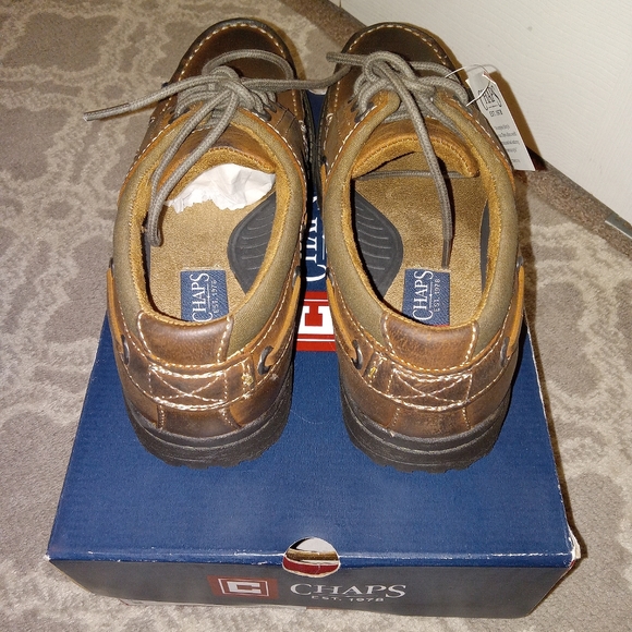 Chaps Eugene Brown/Tan Mens Shoes Size 8 - Picture 6 of 7